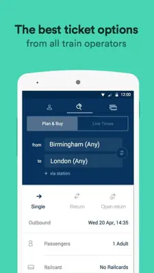 Trainline android App screenshot 11